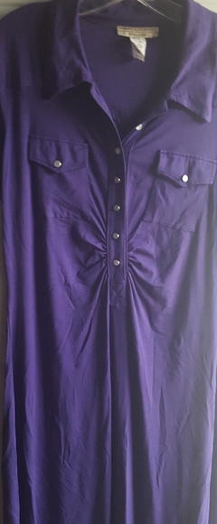 Boston Proper Purple Dress - Picture 5 of 7